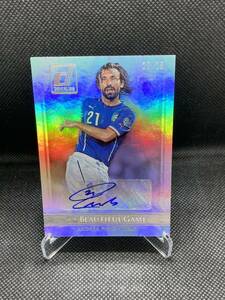 25/25 ラスナン！panini 2015 Donruss The Beautiful Game Andrea Pirlo直筆サインカード アンドレア　ピルロAuto 