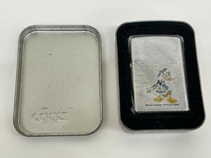 【T49234】中古　ZIPPO　ジッポ 1981 DISNEY　ディズニー ドナルド ンテージ　現状品 容器おまけ