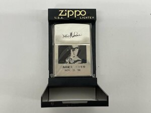 【T49302】中古 ZIPPO ジッポ 三島由紀夫　Mishima Yukio 三十年祭 NOV.25. ‘00　未着火 現状品