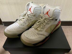 JordanMars270 White Fire Red ナイキ ジョーダン マーズ270 ホワイト ファイヤー レッド　28cm