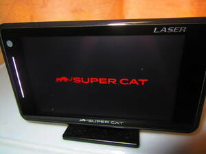 YUPITERU SUPER CAT GPSアンテナ内蔵 レーザー＆レーダー探知機　GS203（LS310、A360α、Z110L同等品） 中古品
