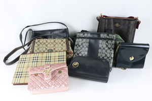 ブランドバッグ 9点 まとめ Burberrys COACH TRUSSARDI PORTER NINARICCI SamanthaVega ハンドバッグ ショルダーバッグ 005JLNO67