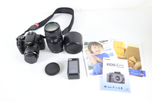 【通電OK】Cannon EOS DS126151 キャノン 一眼レフカメラ レンズ 70-300mm 1:4-5.6 マニュアルフォーカス 004JSEO35_画像3