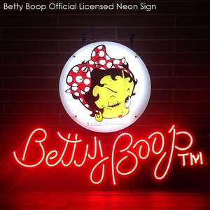 アメリカンネオンサイン Betty Boop ベティーブープ （BT-FACE ） ベティーちゃん ネオン管 NEON アメリカ