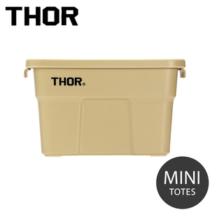 収納BOX THOR MINI TOTE DC ミニトート コヨーテ フタ付き スクエア 収納 コンテナ 小物入れ