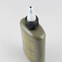 容器 HAYES TOOLING & PLASTICS オイルボトル オリーブドラブ 4oz (118ml ) 高さ14.5×幅6_画像6