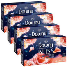 Downy ダウニー シート柔軟剤 インフュージョン スパークリングアンバー＆ローズ BLISS 105枚 4個セット 乾燥機用柔_画像1