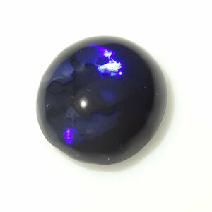 【美品/特価品】天然ブラックオパール 黒母岩 美遊色 ルース 約0.9ct ライトニングリッジ産 品番:23120419