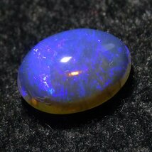 【特価品】天然ブラックオパール ダーククリスタル系 遊色 ルース 約1.36ct ライトニングリッジ産 品番:2312118_画像2