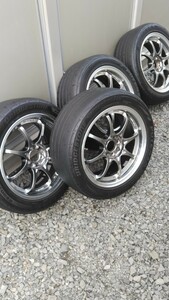 VOLK RACING CE28 16×7.0JJ +42 4/100 ボルクレーシング ／BS　ポテンザ　アドレナリンRE003 2019年製　205/50r16 4本セット　中古