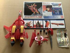 組み立て済み　マクロス７　VF-19改　ファイヤーバルキリー　箱なし説明書あり