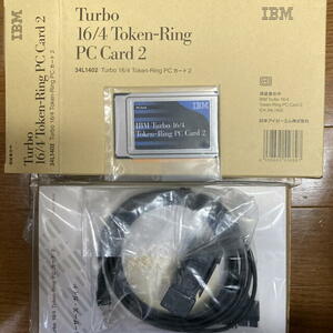 1円スタート IBM Turbo 16/4 Token-Ring PC Card 2 未使用品