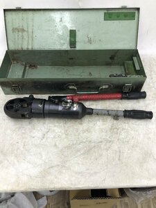 【中古品】カクタス　手動油圧式圧着工具　S-150D ケース付　/ ITY28QIXYXEC