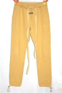 フィアオブゴッド コアスウェットパンツ イエロー XS 美中古 FEAR OF GOD CORE SWEAT PANTS Garden Glove Yellow イージースウェット 6th