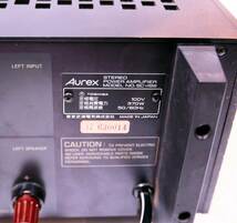 【中古・簡易整備済み】AUREX SC-Λ99 ステレオパワーアンプ (無改造、A級＆AB級動作確認済み)_画像4