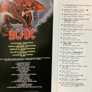 美盤ＬＤ★AC/DC  ライヴ アット ドニントン ロックフィルム  LIVE AT DONINGTON // AMLY-8059 JPN VGの画像2