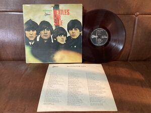 国内盤 ペラジャケ 赤盤LP★The Beatles / Beatles For Sale = ビートルズ '65 　First Japanese issue　Odeon OP-7179