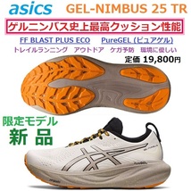 最後限定 28.5cm ゲルニンバス 25 GEL-NIMBUS 25 TR ピュアゲル PureGEL 厚底 FF BLAST PLUS ECO トレラン アウトドア トレイル クッション_画像1