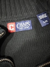 CHAPS チャップス ハーフジップコットンニット プルオーバー ポロラルフローレン Half zip Cotton knit 5762_画像4