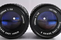 [2セット] Nikon SERIES E 100mm F2.8 AIS Ai-S　ニコン　シリーズE　Series E　MFレンズ　#11261133_画像8