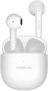 Nokia Essential ワイヤレスイヤホン Bluetooth 5.1 完全ワイヤレスイヤホン ブルートゥースイヤホン ENCノイズリダクション ホワイト