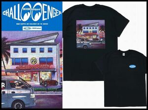 送無 新品未開封 限定 コラボ CHALLENGER チャレンジャー × MOON EYES ムーンアイズ 23AW Picture T-shirt 半袖 ピクチャー Tシャツ 黒 M