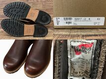 送無 新品 デッドストック品 RED WING レッドウィング 2917 15年製 チェルシー サイドゴア オイルド レザー ランチャー ブーツ 茶 26.0 ③_画像9