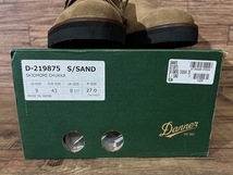 送無 定価24,200 新品 日本製 Danner ダナー D219875 SKIDMORE CHUKKA 天然皮革 スエード レザー チャッカ ブーツ シューズ サンド 27.0 ②_画像3