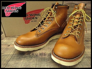 送料無料 未使用デッド 廃盤 USA製 RED WING レッドウィング 2904 12年製 LINEMAN 6インチ レザー ラインマン ブーツ オロイジナル 28.0 ①