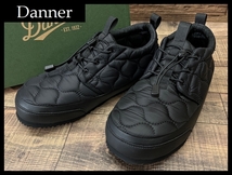 送無 新品 Danner ダナー D825002 オレゴンレース 軽量 キルティング ナイロン 難燃加工 クイックレース キャンプ シューズ 黒 26.0 ★1_画像2