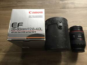 Canon キャノン レンズ　EF　28－80㎜　2.8-4.0 L