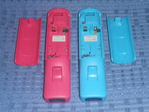 Wiiリモコンプラス(Wiiモーションプラス内蔵)２個セット ストラップ付き 青(ao ブルー)１個・桃(pink ピンク)１個 RVL-036 任天堂 Nintendo_画像6