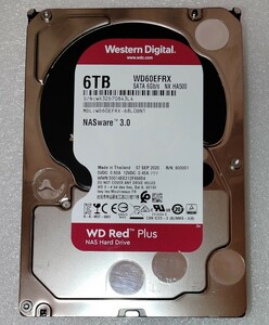 ウエスタンデジタル 6TB【 HDD 6TB WD Red Plus 3.5インチ WD60EFRX】