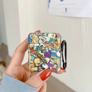 シンプソンズ柄 ハードケース　第1/2世代専用　 エアーポッズ AirPods ケースカバー　アメコミ 匿名配送 追跡可能