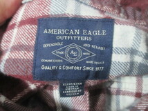 XS★AMERICAN EAGLE★長袖シャツ★チェック柄　USA古着　送料無料_画像3