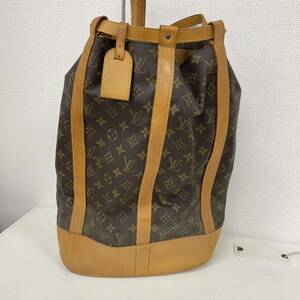 LOUIS VUITTON ルイヴィトン モノグラム ランドネGM M42244 A20955 巾着型 ルイ・ヴィトン ブラウン 大きめ ショルダーバッグ