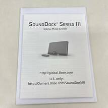 BOSE ボーズ SoundDock SeriesⅢ digitalmusicsystem サウンドドック デジタルミュージックシステム 音響機器 iPhone iPod スピーカー_画像9