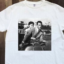 ローマの休日 オードリーヘップバーン Tシャツ 新品 送料込 映画 女優 おしゃれ 人気 希少_画像2