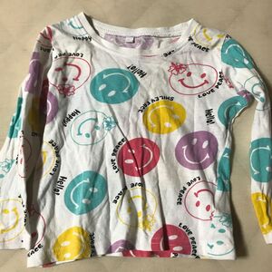 ニコちゃん カラフル ロングTシャツ キッズ90cm