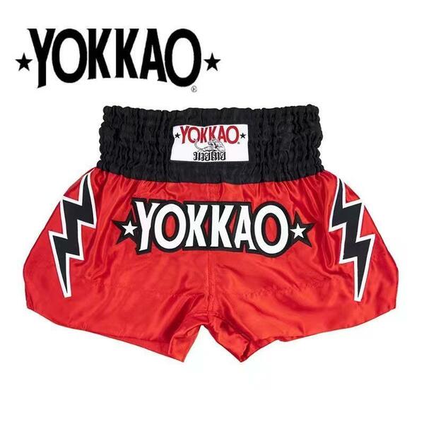 YOKKAO ムエタイパンツ「STADIUM」赤 size:L venum系