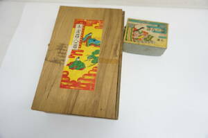 昭和レトロ 小倉百人一首 木札 北海道 かるた 木箱 読み札付き 各100枚ずつあり　ジャンク品　