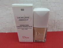 Christian Dior クリスチャンディオール ディオールリス アブリコ #500 ピンクペタル 〈ネイル エナメル〉10ml 残量多め 箱付き_画像2