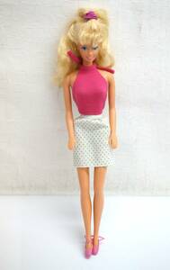 昭和レトロ マテル社 Barbie バービー 人形 ボディ1966年 ヘッド1975年 中国製 着せ替え人形 ドール ※靴破損しています。