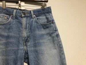 90sヴィンテージMADE IN USAアメリカ製Levi's リーバイス510デニムパンツ ボタン裏525表記W32実測W78cmL69cmカットオフ