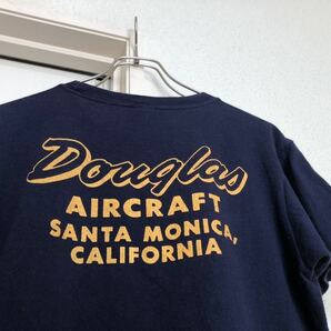 【送料込み】90sヴィンテージ 旧リアルマッコイズTHE REAL McCOY'S Douglas Aircraft ダグラスエアークラフトTシャツ sizeM 38の画像7