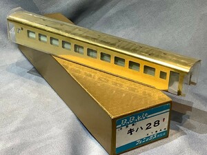 フェニックス製　キハ28冷房車(床下器具付き)ボディバラキット