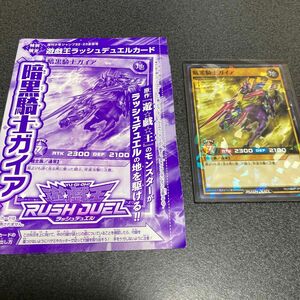 遊戯王 暗黒騎士ガイヤ ラッシュデュエルカード ジャンプ付録