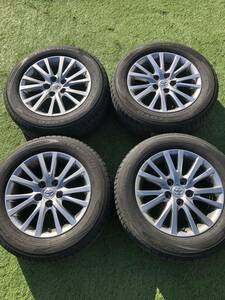 バリ溝　トヨタ　マークX 純正ホイール　215/60R16 TOYO トランパス　2021年製　16インチ7.0J＋40 5穴PCD114.3 クラウン　ノア　ヴォクシー