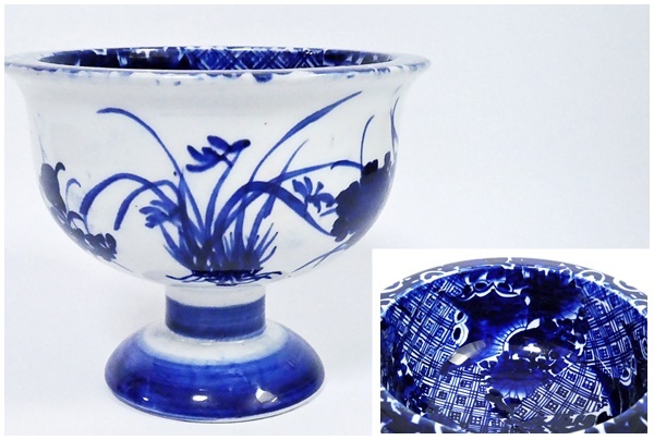 古伊万里 染付 印判 ベロ藍 花の図 蒸茶碗 5客 D086A-fbcq 2025年最新】Yahoo!オークション -古伊万里 ベロ藍(日本の陶磁