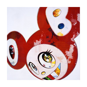 村上隆 ポスター 【And Then × 727 (朱）】 Takashi Murakami / Edition 300 / Signed.の画像1